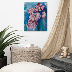Orchid on Wrapped Canvas